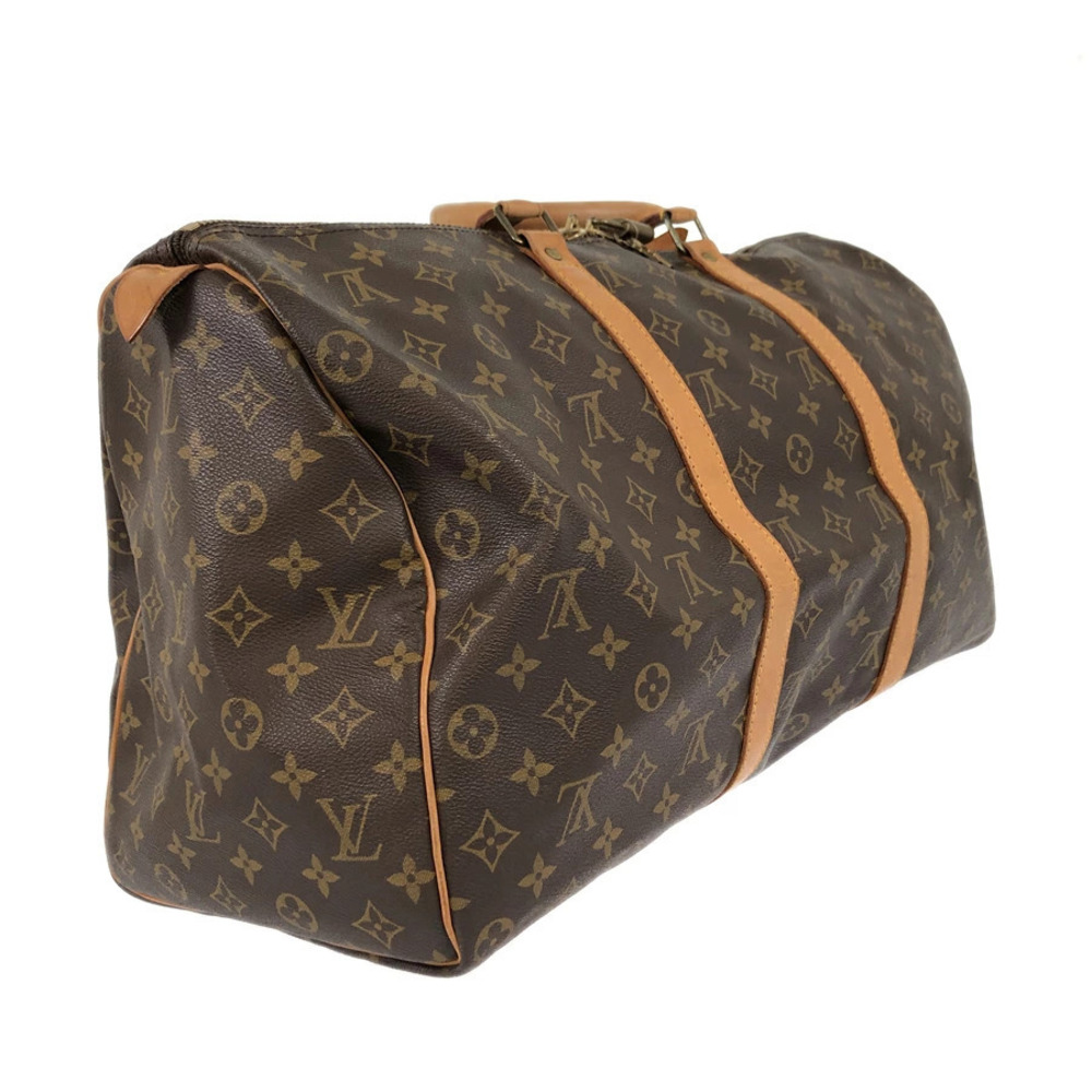 Louis Vuitton Keepall Boston Bag Monogram Brown